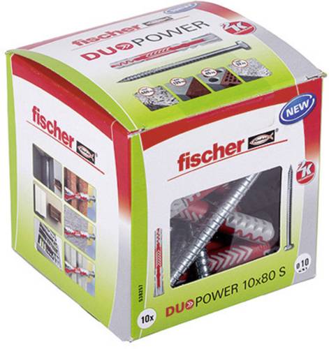 Fischer DUOPOWER 10x80 S LD 2-Komponenten-Dübel 80mm 10mm 538257 10St. von Fischer