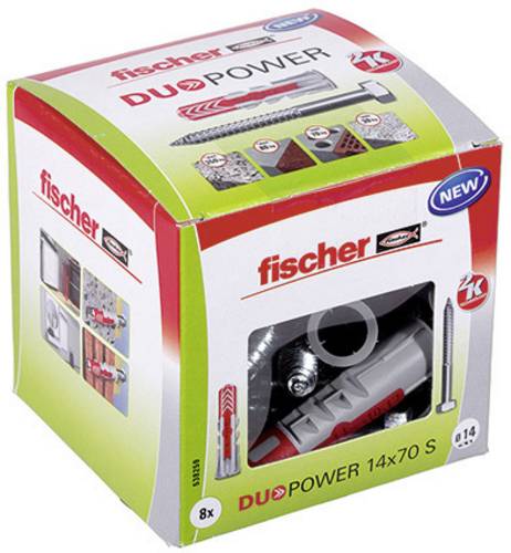 Fischer DUOPOWER 14x70 S LD 2-Komponenten-Dübel 70mm 14mm 538259 10St. von Fischer