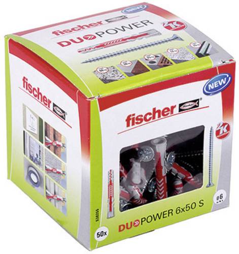 Fischer DUOPOWER 6x50 S LD 2-Komponenten-Dübel 50mm 6mm 538255 50St. Fischer DUOPOWER 6x50 S LD 2-Komponenten-Dübel 50mm 6mm 538255 50St. von Fischer
