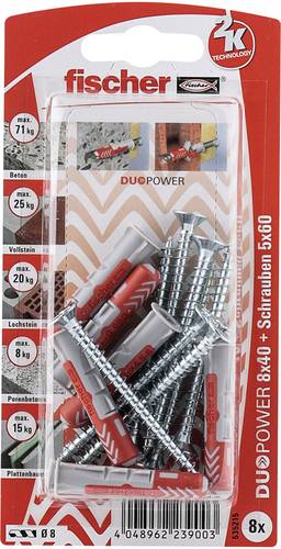 Fischer DUOPOWER Dübelset 40mm 535215 1 Set von Fischer