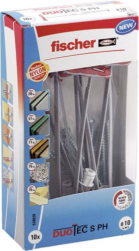 Fischer DUOTEC 10 S PH LD 2-Komponenten-Dübel 50mm 10mm 539026 10St. von Fischer