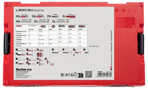 Fischer FIXtainer DUO-Line Dübelset 548862 1St. Fischer FIXtainer DUO-Line Dübelset 548862 1St. von Fischer