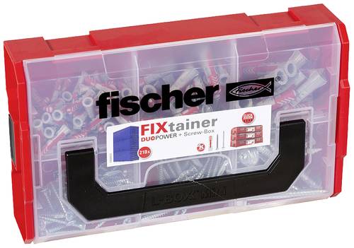 Fischer FIXtainer - DUOPOWER Dübelsortiment 536162 210St. von Fischer