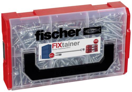 Fischer FixTainer PowerFast II TX TG 562272 Spanplattenschrauben-Sortiment Stahl galvanisch verzinkt von Fischer