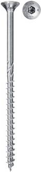 Fischer Power-Fast II 670380 Spanplattenschrauben 5 mm 70 mm T-Profil Stahl galvanisch verzinkt 100 St. (670380) von Fischer