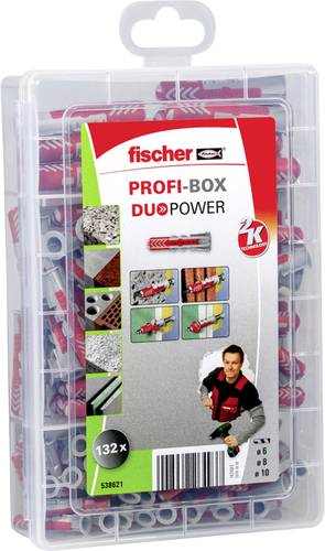 Fischer Profi-Box DUOPOWER Dübelsortiment 538621 132St. von Fischer