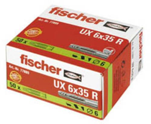 Fischer UX 6 x 35 R Universaldübel 35mm 6mm 77889 50St. Fischer UX 6 x 35 R Universaldübel 35mm 6mm 77889 50St. von Fischer