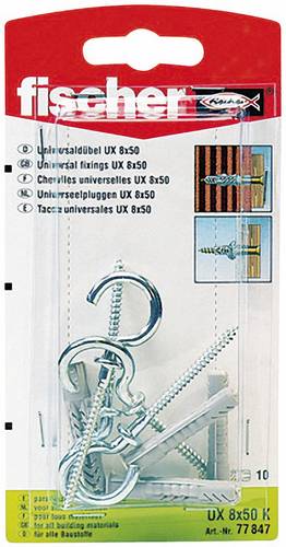 Fischer UX 8 x 50 RH K Universaldübel 50mm 8mm 94249 4St. Fischer UX 8 x 50 RH K Universaldübel 50mm 8mm 94249 4St. von Fischer