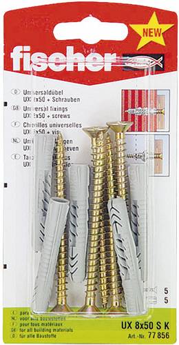 Fischer UX 8 x 50 SK Universaldübel 50mm 8mm 77856 5St. Fischer UX 8 x 50 SK Universaldübel 50mm 8mm 77856 5St. von Fischer