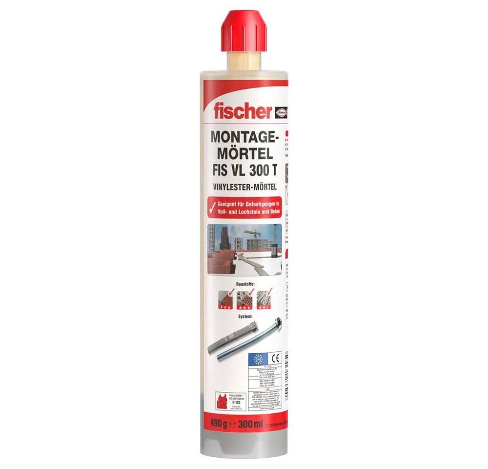 Fischer Wandhalter Montagemörtel FIS VL 300 T, 300 ml Fischer Wandhalter Montagemörtel FIS VL 300 T, 300 ml von Fischer