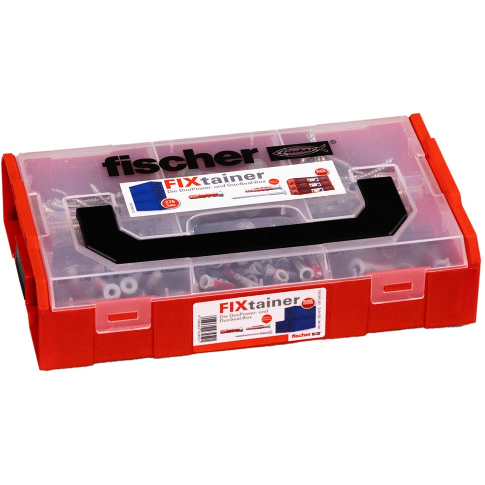 FixTainer - DUOPOWER & DUOSEAL + Schrauben, Dübel FixTainer - DUOPOWER & DUOSEAL + Schrauben, Dübel von Fischer