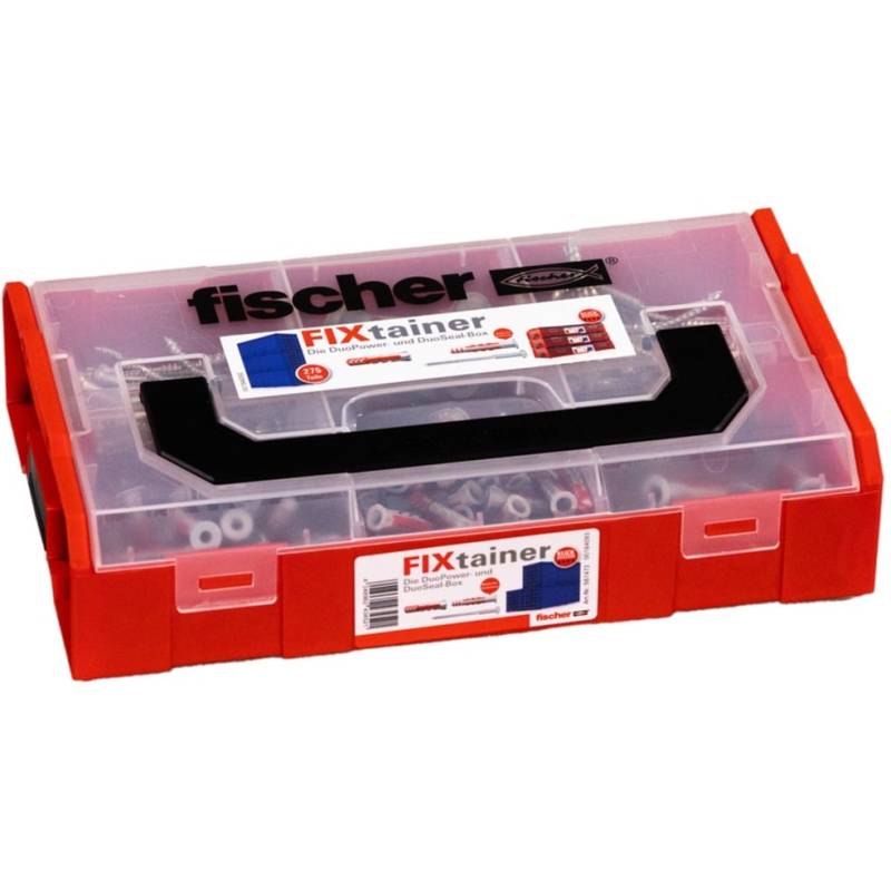 FixTainer - DUOPOWER & DUOSEAL + Schrauben, Dübel von Fischer