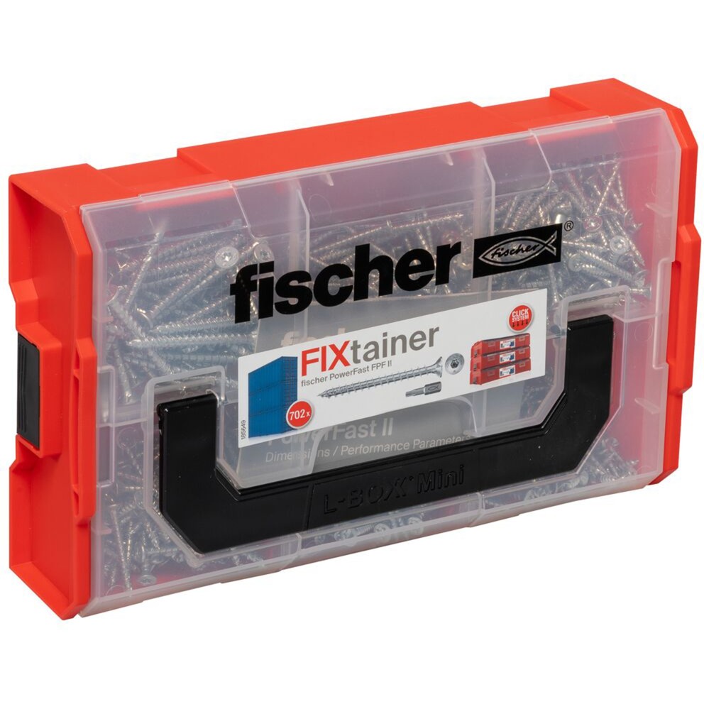 FixTainer PowerFast II Senkkopf VG TX, Schrauben-Set von Fischer