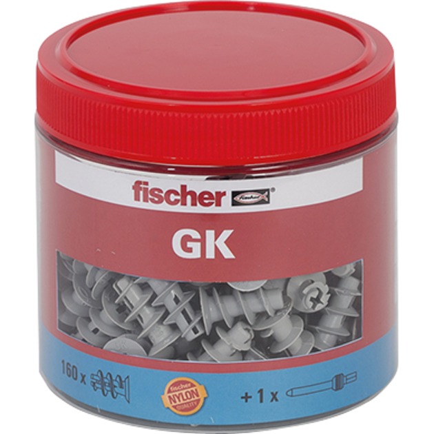 Gipskartondübel GK, Dose von Fischer