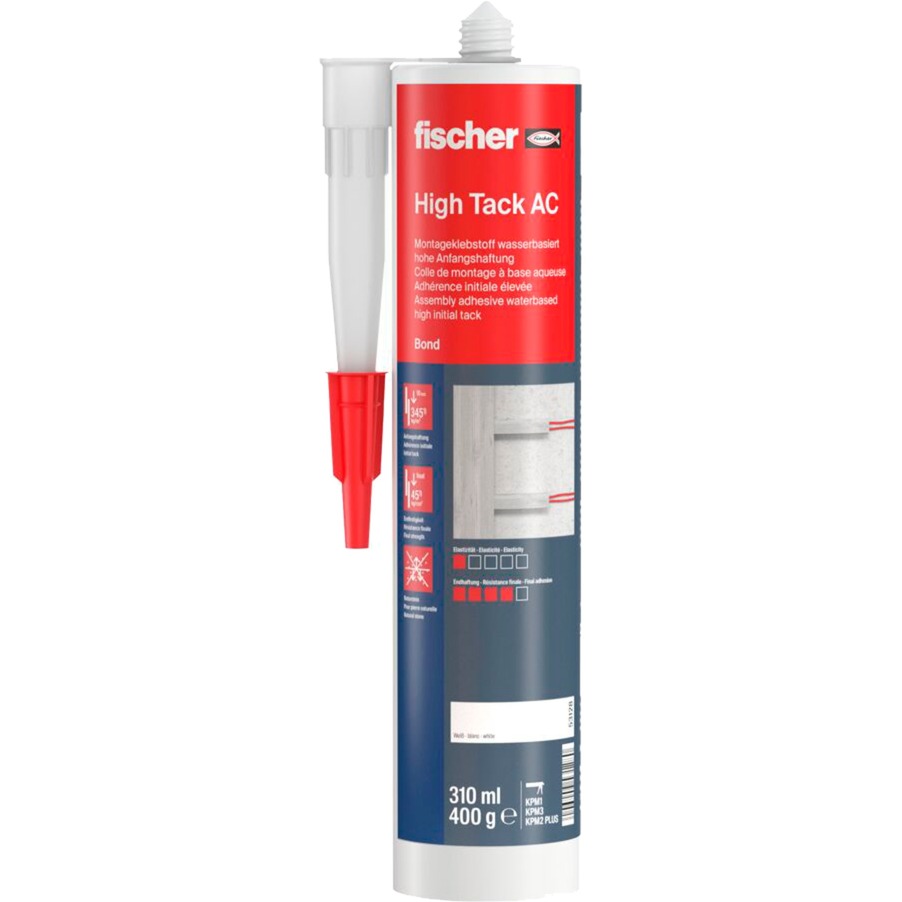 Montageklebstoff High Tack AC 310ml cremeweiß, Kleber Montageklebstoff High Tack AC 310ml cremeweiß, Kleber von Fischer