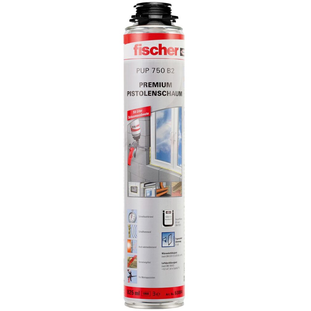 Pistolenschaum Premium PUP Pro 750 B2, Dichtmasse Pistolenschaum Premium PUP Pro 750 B2, Dichtmasse von Fischer