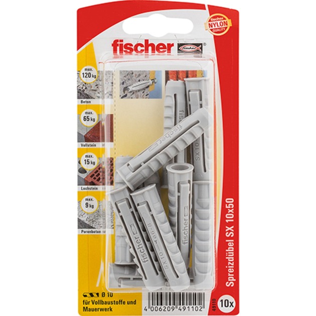 Spreizdübel SX 10x50 K Spreizdübel SX 10x50 K von Fischer