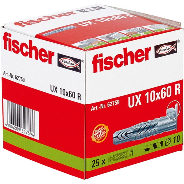 Universaldübel UX 10x60 R Universaldübel UX 10x60 R von Fischer