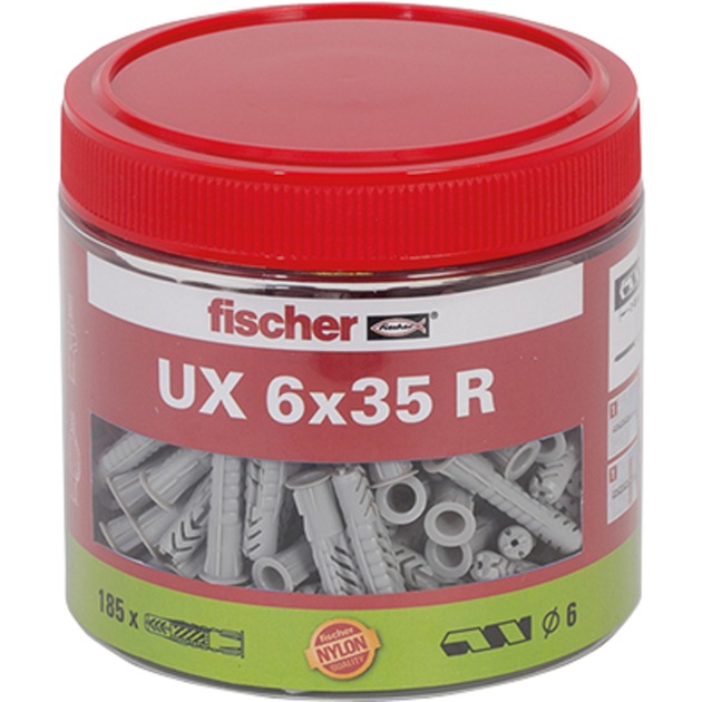 Universaldübel UX 6x35 R, Dose von Fischer