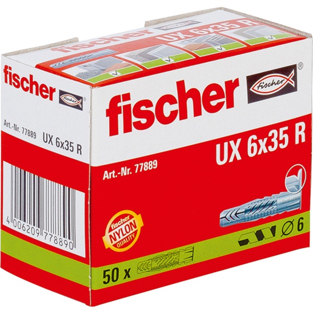 Universaldübel UX 6x35 R Universaldübel UX 6x35 R von Fischer