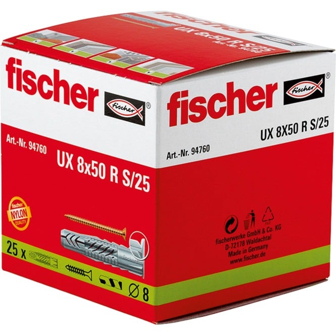 Universaldübel UX 8x50 R S/25 Universaldübel UX 8x50 R S/25 von Fischer