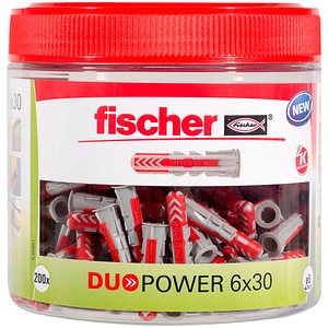 fischer DuoPower 6x30 Dose 2K 535981 Universaldübel-Sortiment Ø 6 mm x 30 mm, 200 Stück fischer DuoPower 6x30 Dose 2K 535981 Universaldübel-Sortiment Ø 6 mm x 30 mm, 200 Stück von Fischer