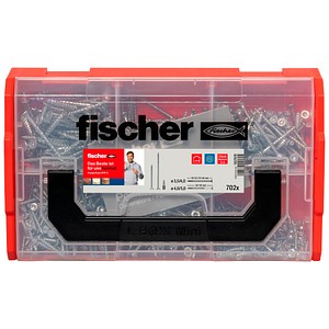 fischer Holzbauschrauben-Sortiment FixTainer PowerFast II TX 562928 3,5/4/5 mm x 16/30/35/40/50 mm, 702 St. fischer Holzbauschrauben-Sortiment FixTainer PowerFast II TX 562928 3,5/4/5 mm x 16/30/35/40/50 mm, 702 St. von Fischer