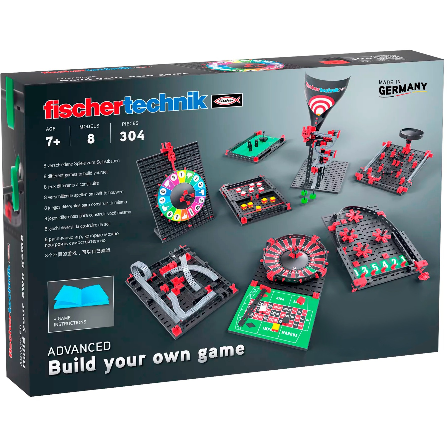 Build your own game, Konstruktionsspielzeug von Fischertechnik