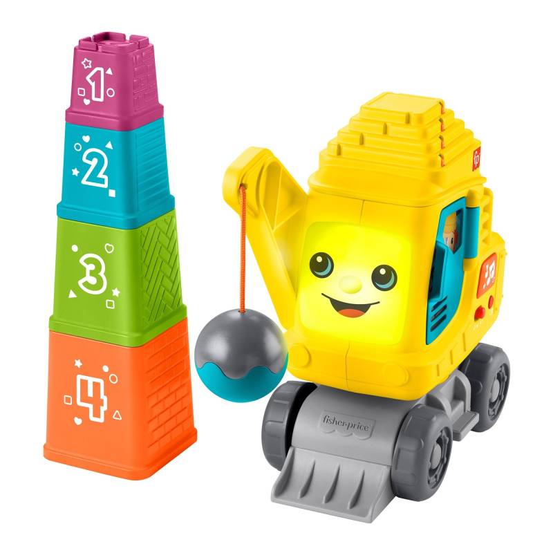 Zählen und Stapeln Kran, Geschicklichkeitsspiel von Fisher-Price