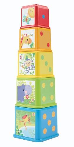 Fisher Price FP Bunte Stapelwürfel CDC52 von Fisher Price