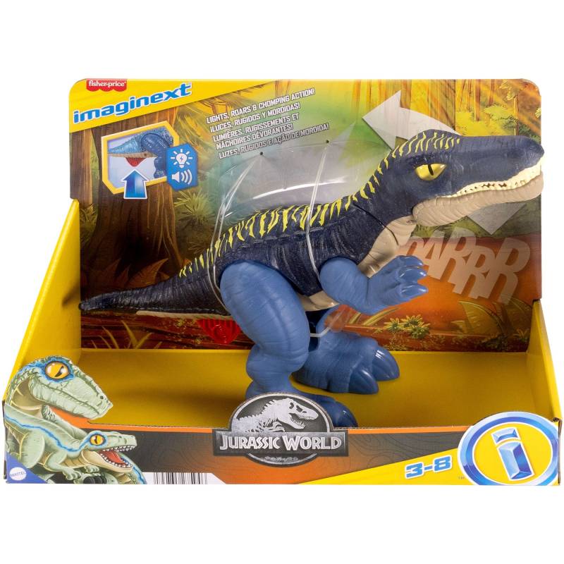 Imaginext Jurassic World Knurrender Leucht-Baryonyx, Spielfigur von Fisher-Price