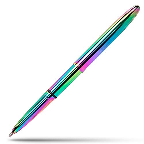 Fisher Bullet Pen weltberühmter Astronautenstift mit regenbogenfarbenem Lacküberzug, 1 Stück (1er Pack) von Fisher Space Pen