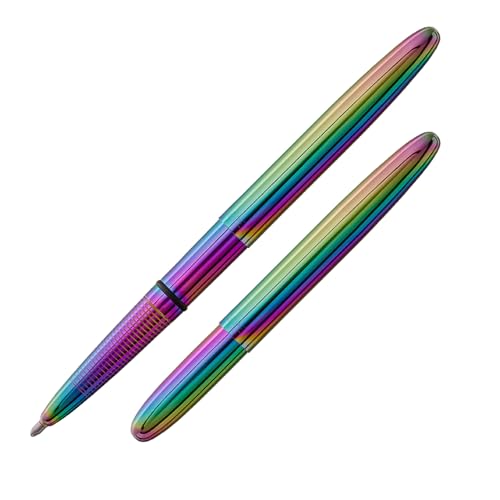 Fisher Bullet Pen weltberühmter Astronautenstift mit regenbogenfarbenem Lacküberzug, 1 Stück (1er Pack) von Fisher