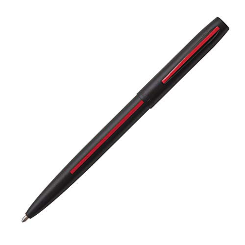 Fisher Space Pen Cap O Matic mit Clip und rotem Streifen von Fisher Space Pen