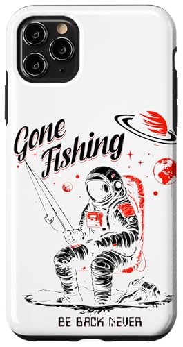 Gone Fishing Be Back Never Dark Version Hülle für iPhone 11 Pro Max von Fishing Fashion