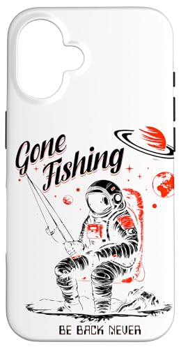 Gone Fishing Be Back Never Dark Version Hülle für iPhone 16 Gone Fishing Be Back Never Dark Version Hülle für iPhone 16 von Fishing Fashion