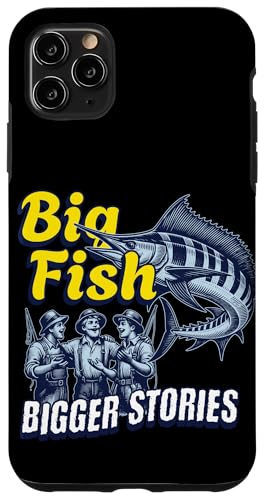 Lustiges Angelgeschenk "Big Fish, Bigger Stories" Hülle für iPhone 11 Pro Max Lustiges Angelgeschenk "Big Fish, Bigger Stories" Hülle für iPhone 11 Pro Max von Fishing Fashion