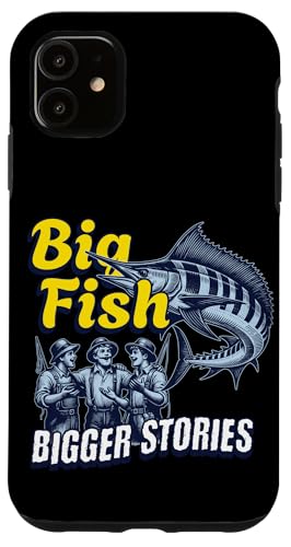 Lustiges Angelgeschenk "Big Fish, Bigger Stories" Hülle für iPhone 11 Lustiges Angelgeschenk "Big Fish, Bigger Stories" Hülle für iPhone 11 von Fishing Fashion