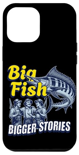 Lustiges Angelgeschenk "Big Fish, Bigger Stories" Hülle für iPhone 12 Pro Max Lustiges Angelgeschenk "Big Fish, Bigger Stories" Hülle für iPhone 12 Pro Max von Fishing Fashion