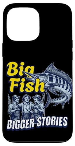 Lustiges Angelgeschenk "Big Fish, Bigger Stories" Hülle für iPhone 13 Pro Max Lustiges Angelgeschenk "Big Fish, Bigger Stories" Hülle für iPhone 13 Pro Max von Fishing Fashion
