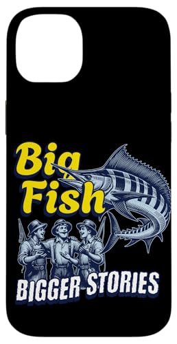 Lustiges Angelgeschenk "Big Fish, Bigger Stories" Hülle für iPhone 14 Plus Lustiges Angelgeschenk "Big Fish, Bigger Stories" Hülle für iPhone 14 Plus von Fishing Fashion