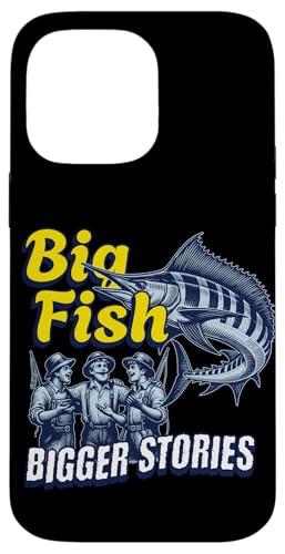 Lustiges Angelgeschenk "Big Fish, Bigger Stories" Hülle für iPhone 14 Pro Max Lustiges Angelgeschenk "Big Fish, Bigger Stories" Hülle für iPhone 14 Pro Max von Fishing Fashion