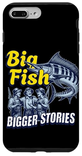 Lustiges Angelgeschenk "Big Fish, Bigger Stories" Hülle für iPhone 7 Plus/8 Plus Lustiges Angelgeschenk "Big Fish, Bigger Stories" Hülle für iPhone 7 Plus/8 Plus von Fishing Fashion