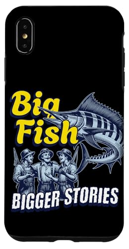 Lustiges Angelgeschenk "Big Fish, Bigger Stories" Hülle für iPhone XS Max Lustiges Angelgeschenk "Big Fish, Bigger Stories" Hülle für iPhone XS Max von Fishing Fashion