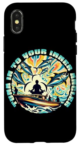 Thunfisch In To Your Inner Angler - Groovy Psychedelic Fishing Hülle für iPhone X/XS Thunfisch In To Your Inner Angler - Groovy Psychedelic Fishing Hülle für iPhone X/XS von Fishing Fashion