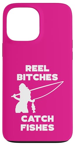 Angelrolle Hündinnen Fangen Fische Angeln Lady Angler Fangen Fische Hülle für iPhone 13 Pro Max von Fishing Way Of Life