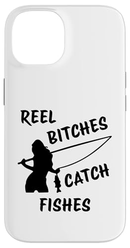 Angelrolle Hündinnen Fangen Fische Angeln Lady Angler Fangen Fische Hülle für iPhone 14 von Fishing Way Of Life