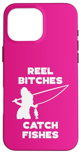 Angelrolle Hündinnen Fangen Fische Angeln Lady Angler Fangen Fische Hülle für iPhone 16 Pro Max Angelrolle Hündinnen Fangen Fische Angeln Lady Angler Fangen Fische Hülle für iPhone 16 Pro Max von Fishing Way Of Life
