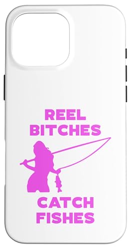 Angelrolle Hündinnen Fangen Fische Angeln Lady Angler Fangen Fische Hülle für iPhone 16 Pro Max Angelrolle Hündinnen Fangen Fische Angeln Lady Angler Fangen Fische Hülle für iPhone 16 Pro Max von Fishing Way Of Life