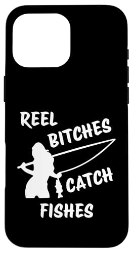 Angelrolle Hündinnen Fangen Fische Angeln Lady Angler Fangen Fische Hülle für iPhone 16 Pro Max von Fishing Way Of Life